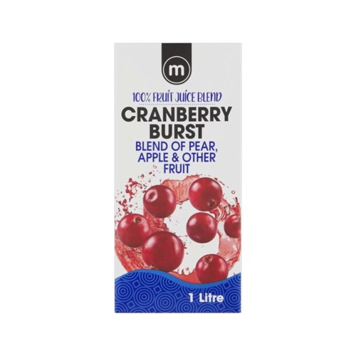 M Cranberry Burst 100 Fruit Juice Blend