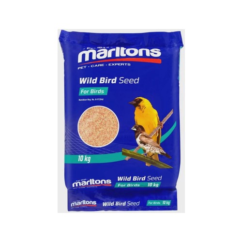 marltons wild mixed bird seed meat 10 kg dry adult bird