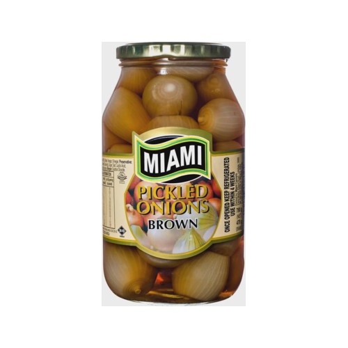 Miami Pickled Onions Brown Vegetables