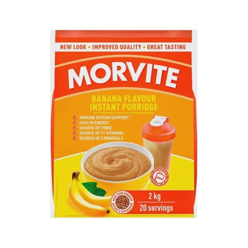 Morvite Instant Porridge Banana Flavour Pouch