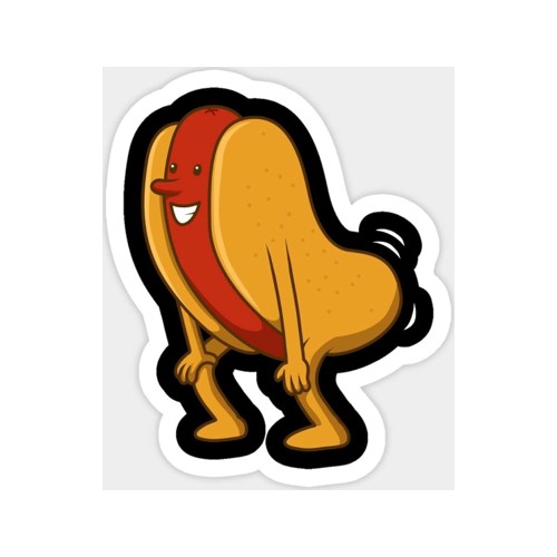 Nexus 3 Cm Dancing Hotdog Funny Hot Dog Sticker Decal F