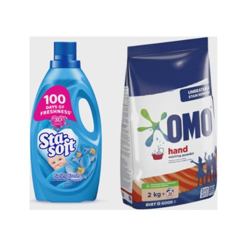 Omo Regular Hand Washing Powder 5kgsta-soft Spring Fre