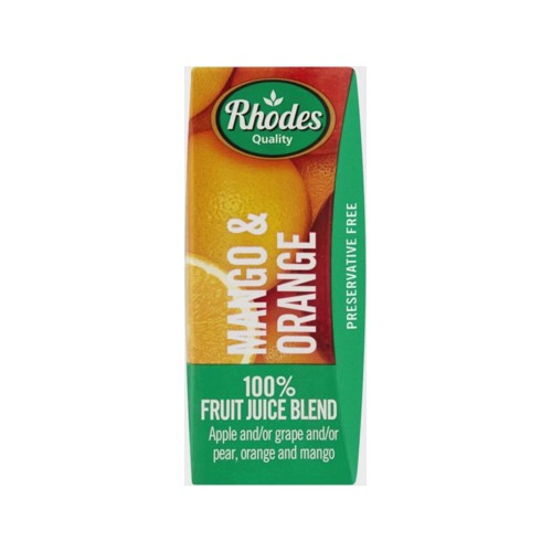 Rhodes Mango & Orange 100 Fruit Juice Blend
