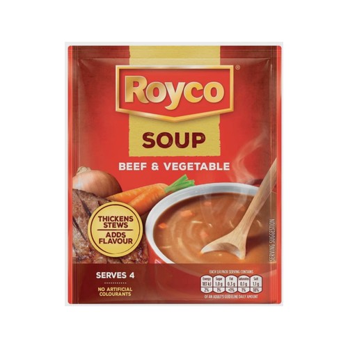 royco beef & vegetable soup