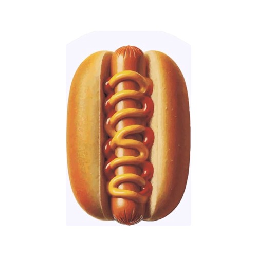 Securefix 3 Cm Azeeda 24 x American Hot Dog Round Sti