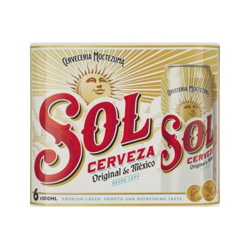 Sol Cerveza Lager Can