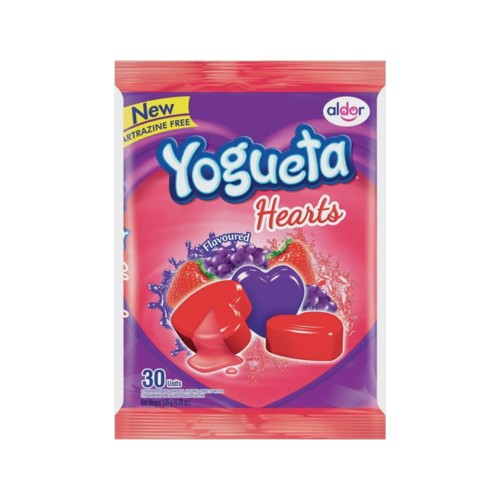 Yogueta Hearts Strawberry and Grape Sweets