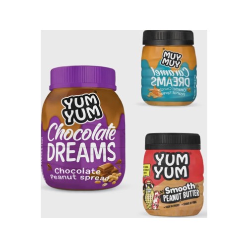 Yum Yum Peanut Butterspreadchocolatecaramelbread Pl