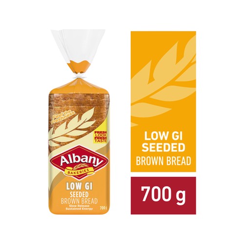 Albany Superior Low Gi Sliced Brown Seed Bread 700g