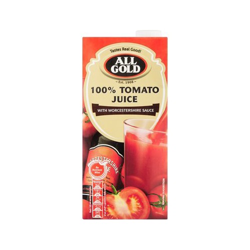all gold 100 tomato juice with worcestershire sauce 1l