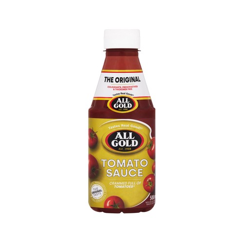 all gold tomato sauce original 500ml