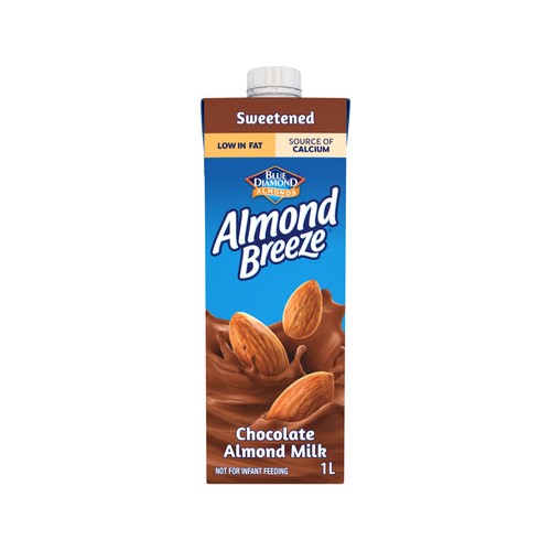 almond breeze sweetened chocolate almond milk 1l