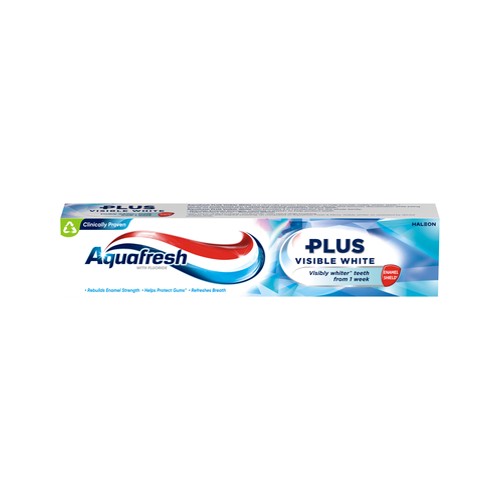 Aquafresh Plus Visible White Toothpaste 100ml
