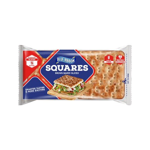 Blue Ribbon Sandwich Squares Brown 4 pack