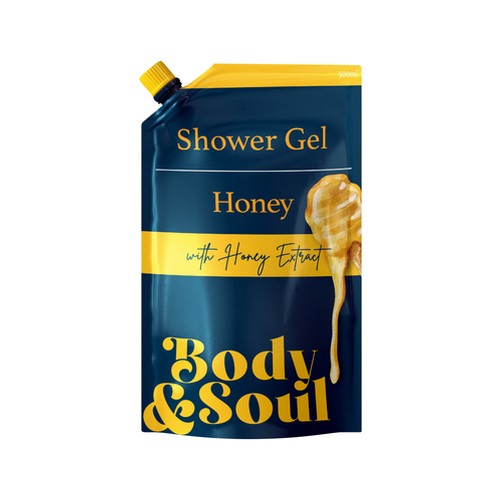 body & soul honey shower gel 500g
