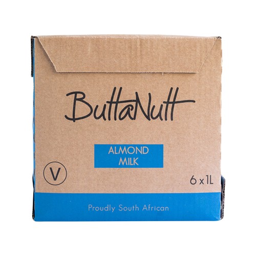buttanutt original almond milk 6 x 1l