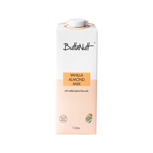 buttanutt vanilla almond milk 1l