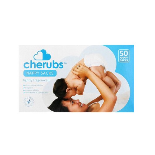 Cherubs Perfumed Nappy Sacks 50 Pack