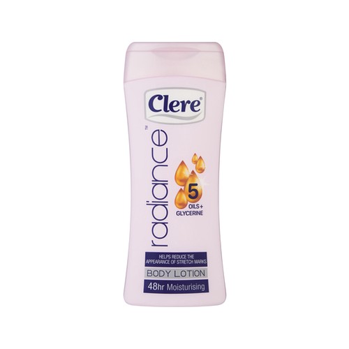 clere radiance 5 oil body lotion 400ml