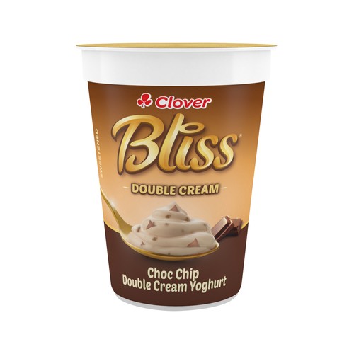Clover Bliss Choc Chip Double Cream Yoghurt 150g