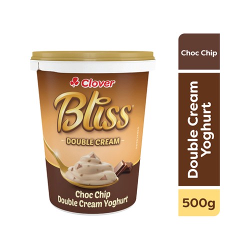 Clover Bliss Double Cream Choc Chip Yoghurt 500g
