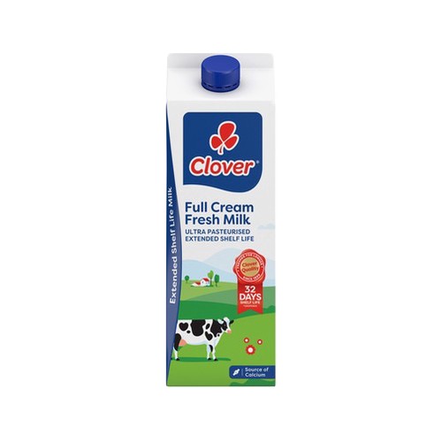 clover ultra pasteurised fresh full cream milk 2l