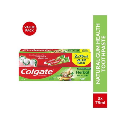 colgate herbal toothpaste 2 x 75ml