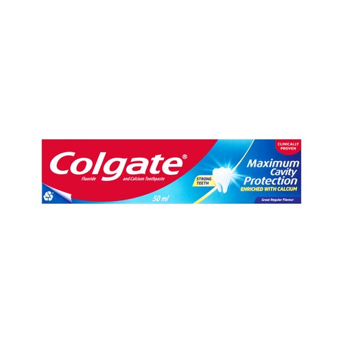 colgate maximum cavity protection regular toothpaste 50ml