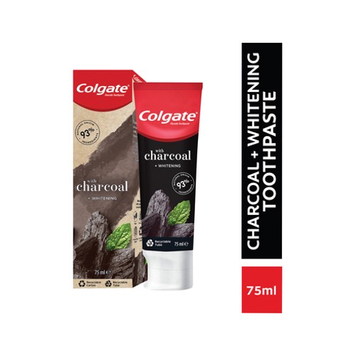 colgate natural charcoal whitening toothpaste 75ml