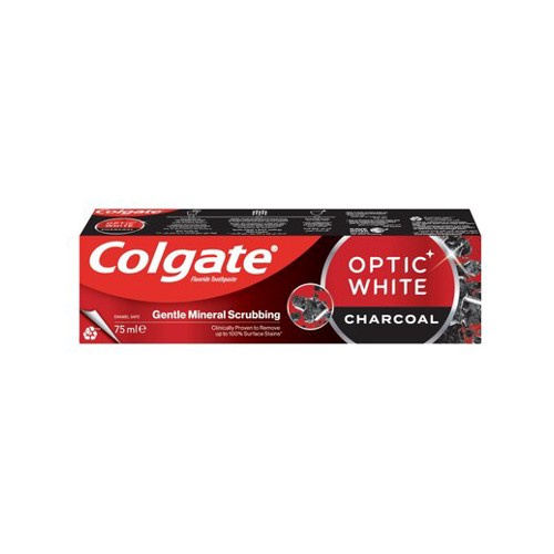 colgate optic white charcoal toothpaste 75ml