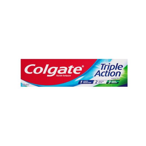 colgate triple action multibenefit toothpaste 100ml