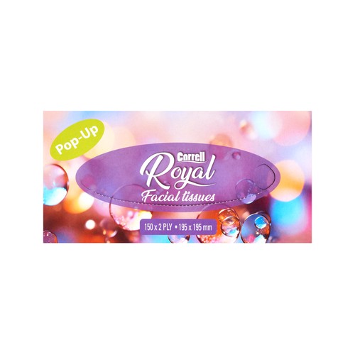 Correll Royal 2 Ply Facial Tissue Paper 150 pack
