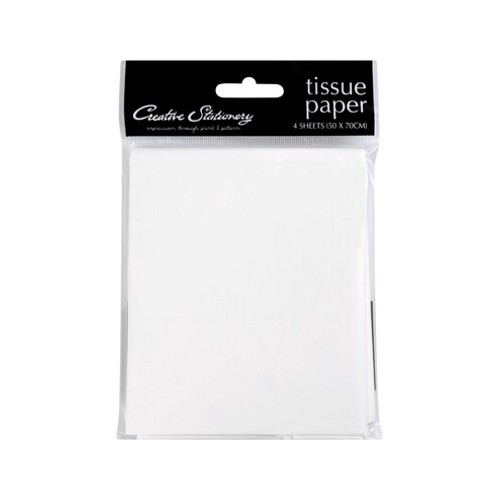 creative decor tissue paper plain 4 pack