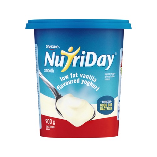 Danone Nutriday Low Fat Smooth Vanilla Yoghurt 900g