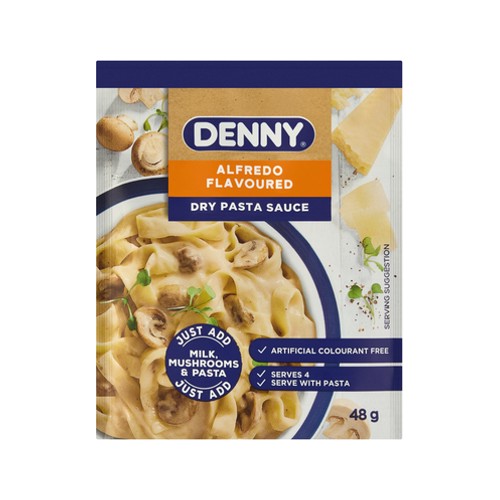 Denny Alfredo Flavoured Dry Pasta Sauce 48g