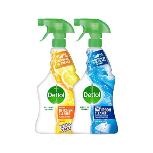 Dettol Kitchen & Bathroom Cleaner 2s