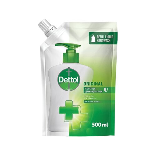 dettol liquid handwash refill pouch original 500ml