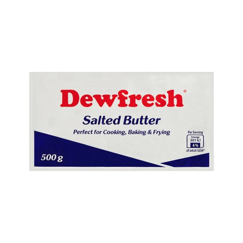 dewfresh salted butter 500g