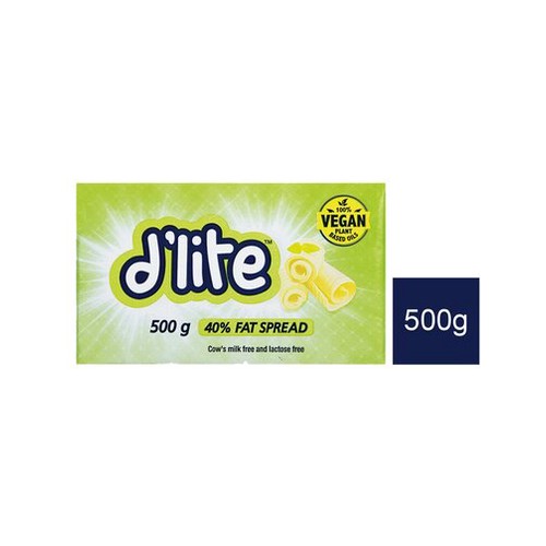dlite medium fat spread brick 500g