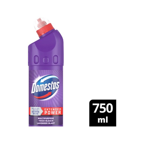 domestos lavender multipurpose stain removal thick bleach cleaner 750ml