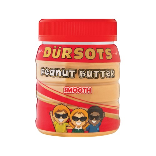 dursots smooth peanut butter 400g