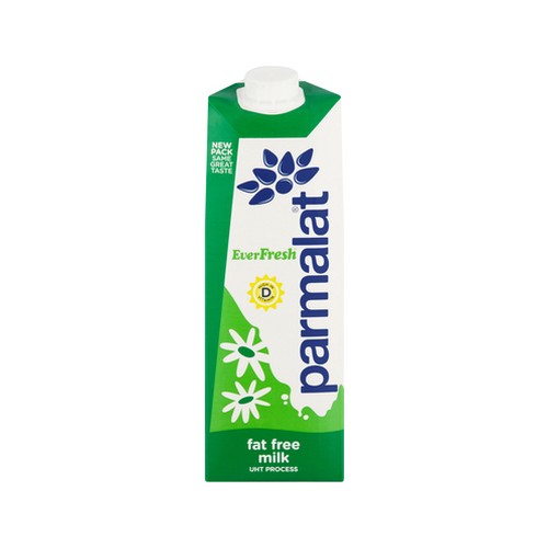 everfresh milk fat free long life 1l