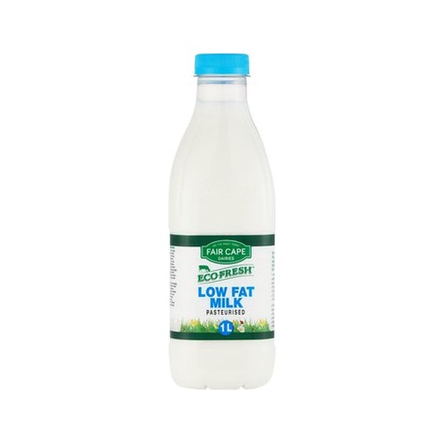 fair cape ecofresh low fat milk 1l