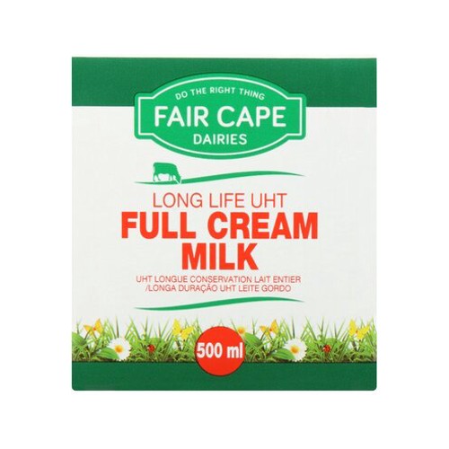 Fair Cape Uht Full Cream Milk 500ml