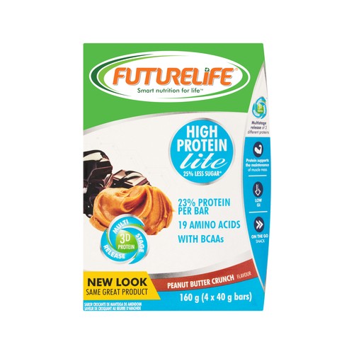 futurelife high protein lite bar peanut butter 4 x 40g