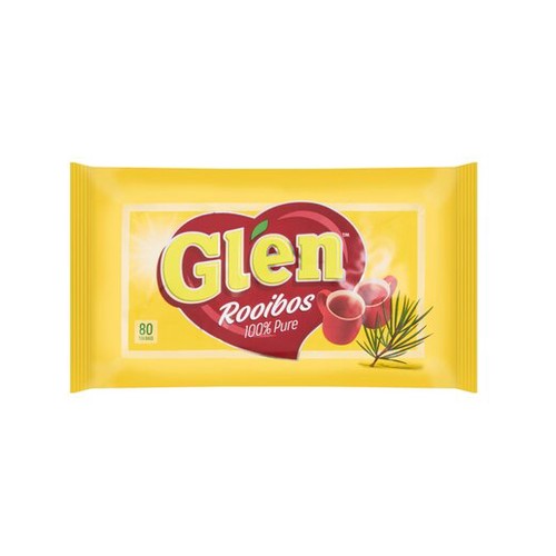 glen rooibos tagless teabags 80 pack