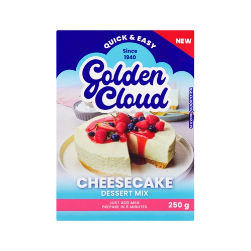 Golden Cloud Cheesecake Dessert Ready Mix 250g