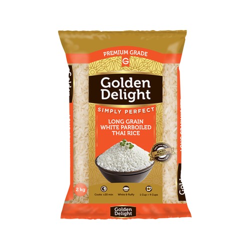 Golden Delight Long Grain Parboiled Rice 2kg