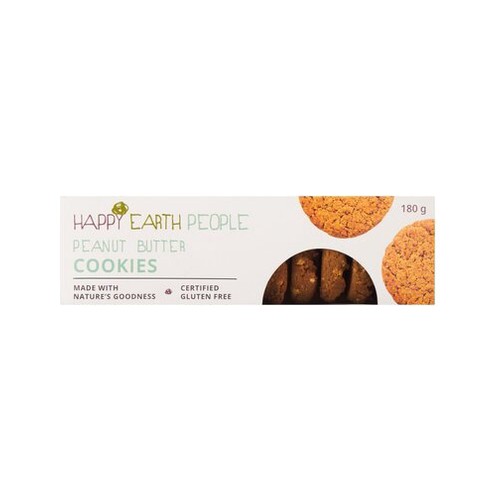 happy earth peanut butter cookie 180g