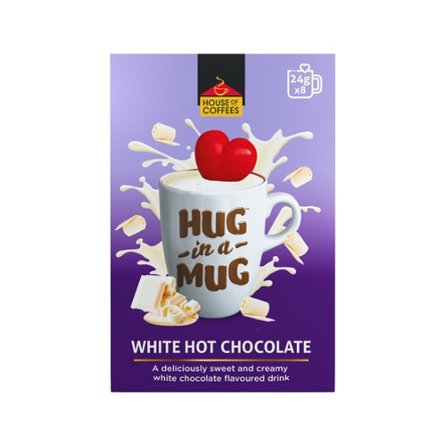 Hug in a Mug White Hot Chocolate 8 x 25g